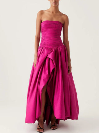 Violette Bubble Hem Maxi Dress