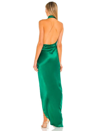 Amanda Uprichard X REVOLVE Samba Gown in Dark Green