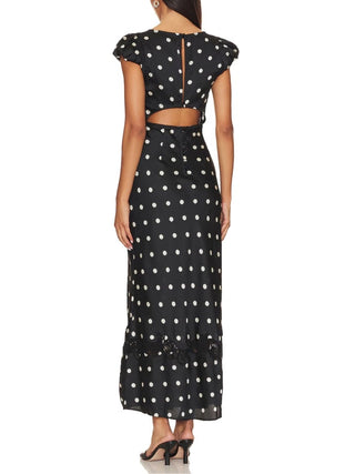 Butterfly Babe Maxi Dress in Black
