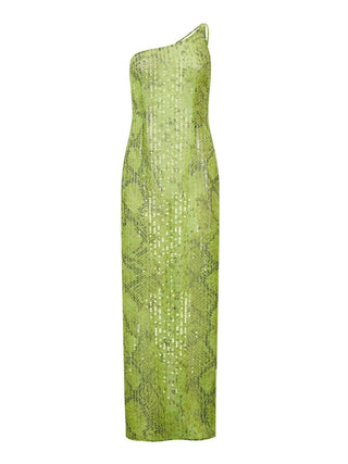 Francisco Dress in Lime