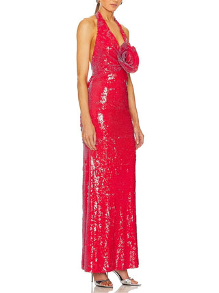 Grayson Gown in Ruby
