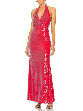 Grayson Gown in Ruby