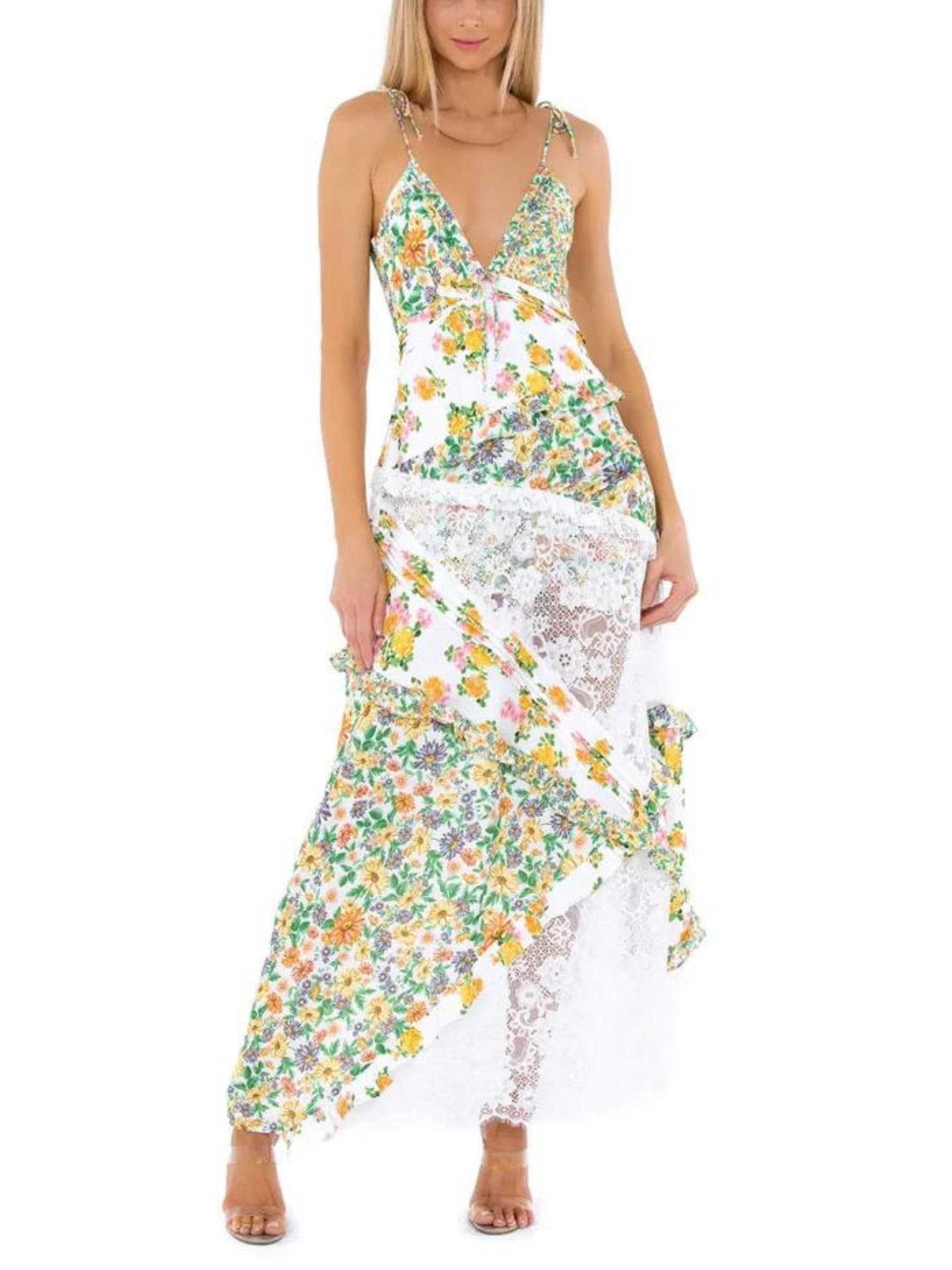 For Love & Lemons Rosalyn Maxi — Women's Fashion Rental – Bipty