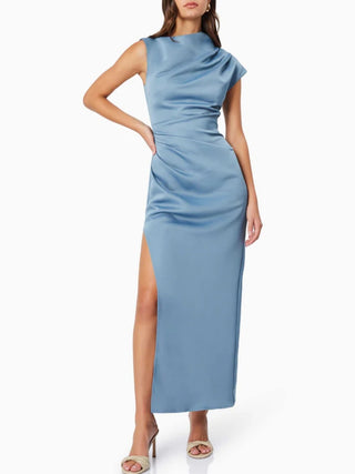 Elliott Coralie Maxi Dress- Steel Blue