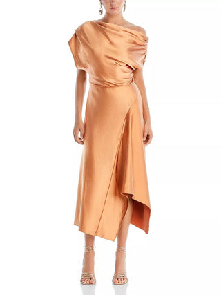 Jasmine Asymmetric Midi Dress