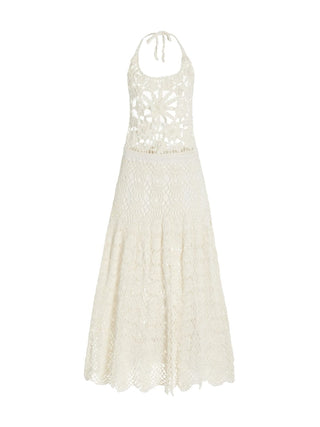 Fernanda Crocheted Cotton Maxi Dress