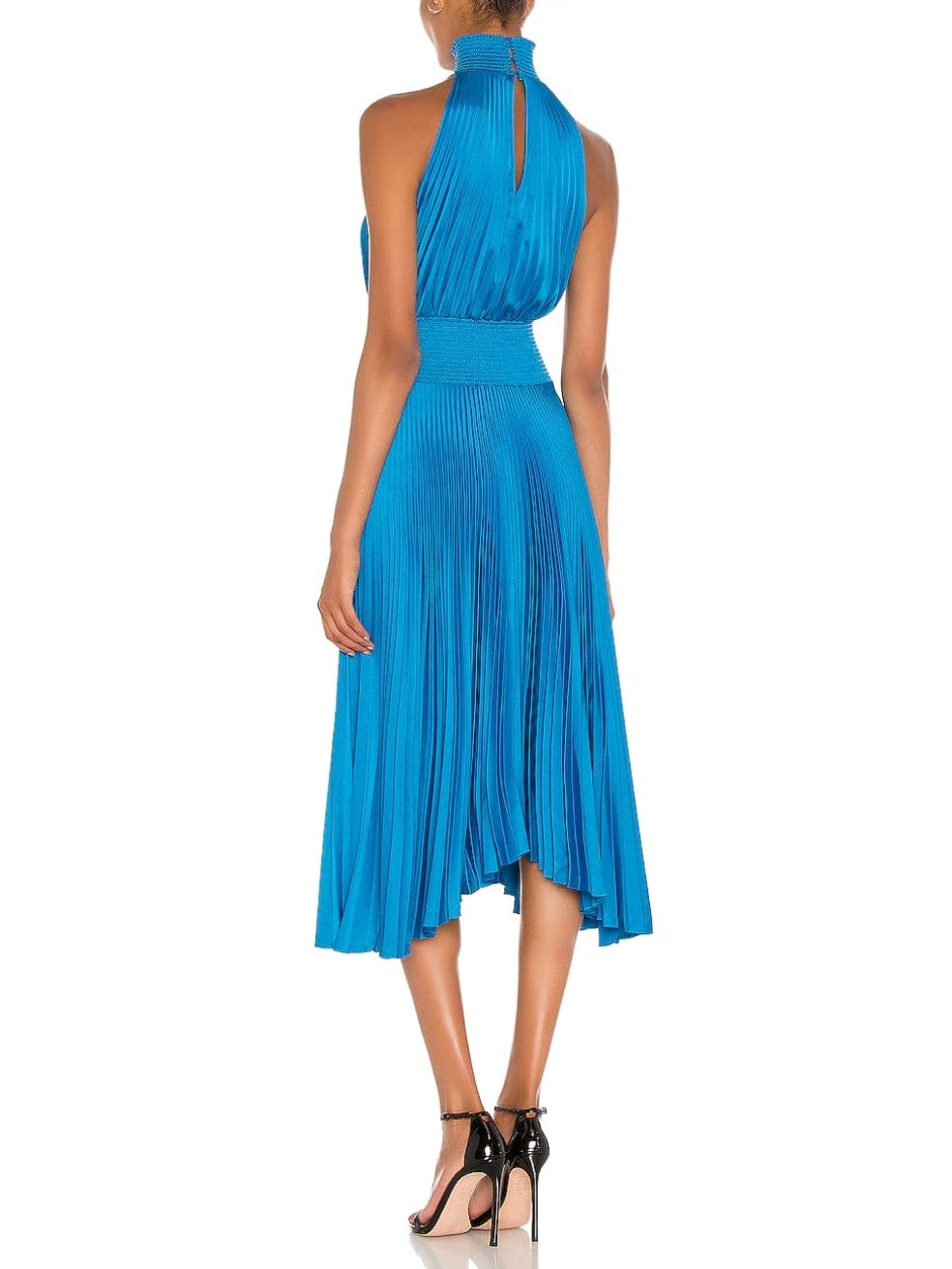 Renzo Midi Dress in Blue