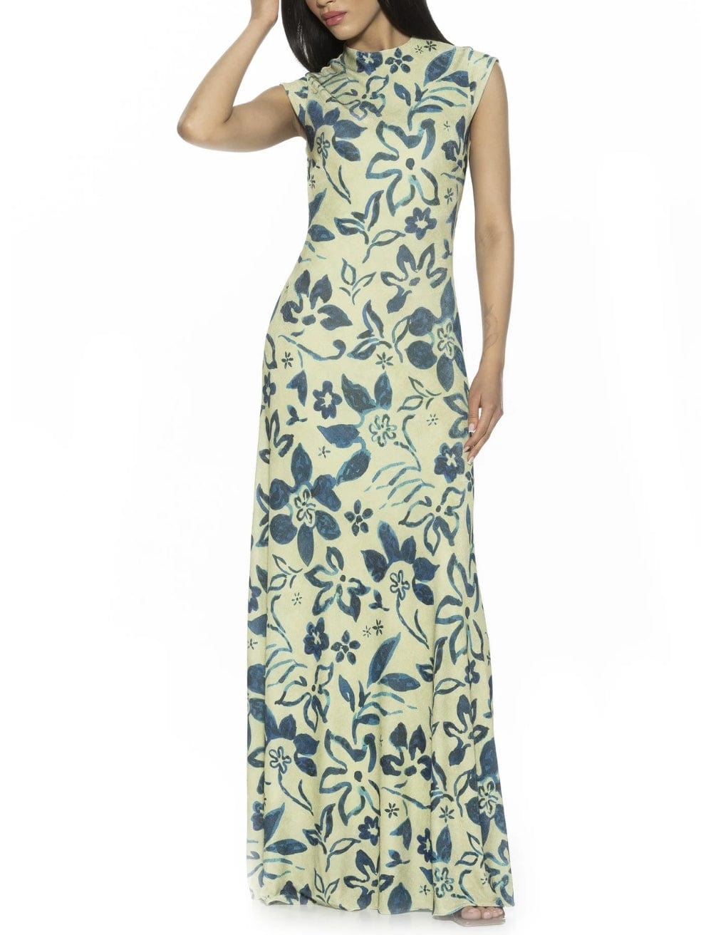 Nalani Dress In sage floral