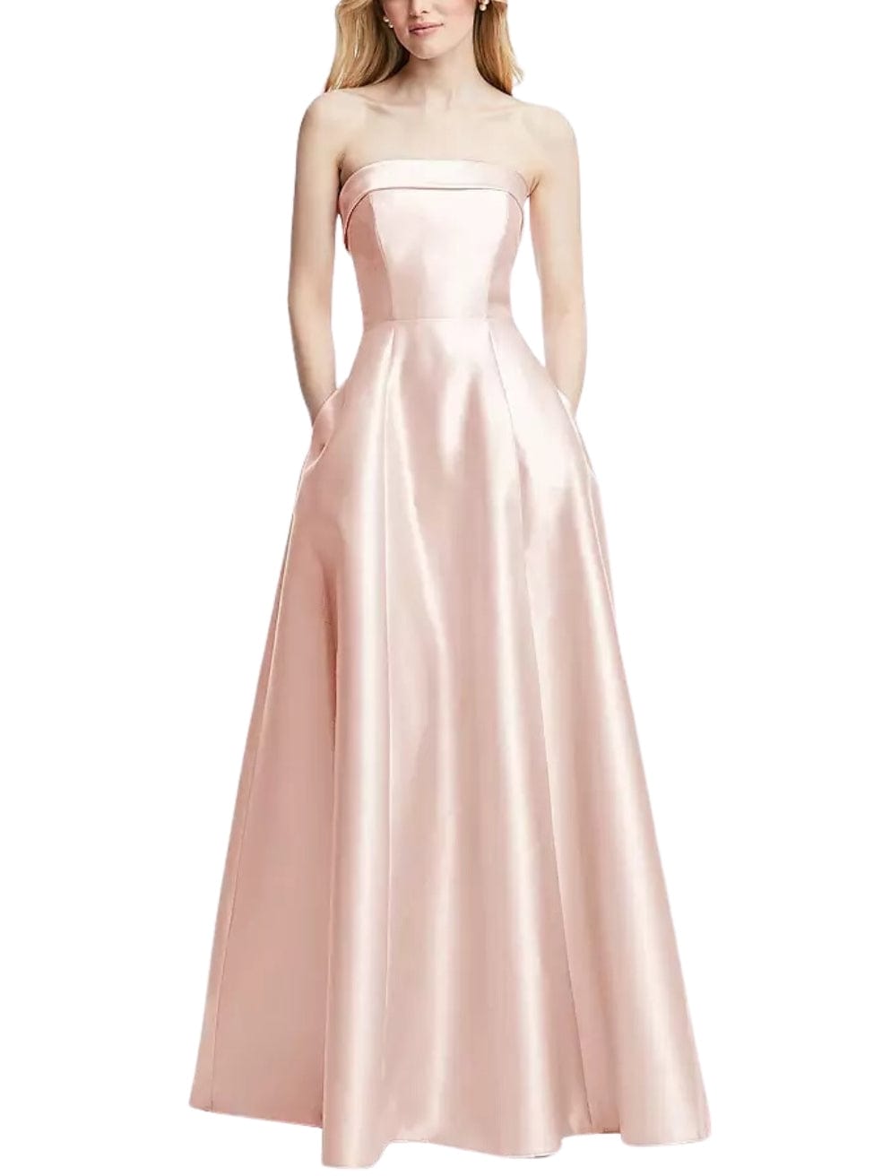 Alfred Sung Strapless Gown