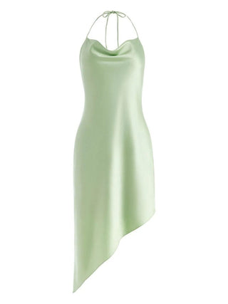 Alice + Olivia Harmony Asymmetric Slip Dress