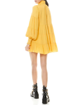 Karena Mini Dress in Yellow