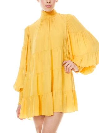 Karena Mini Dress in Yellow