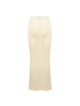 Carolina Skirt in Ivory Sequin