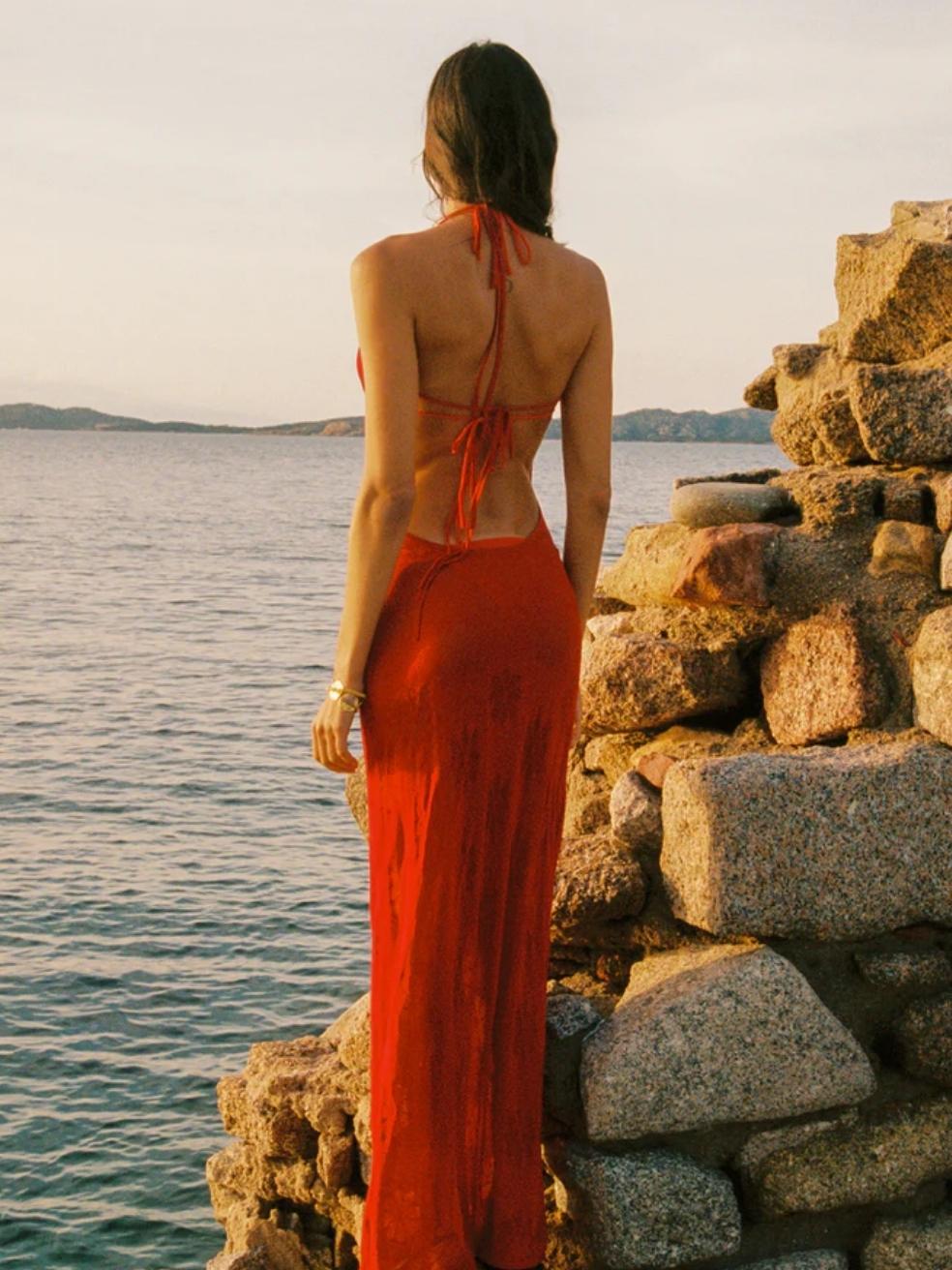 Klara Dress in Rossa