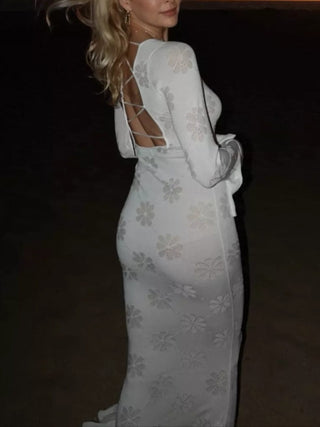 Rafaella Dress in Vetenian White