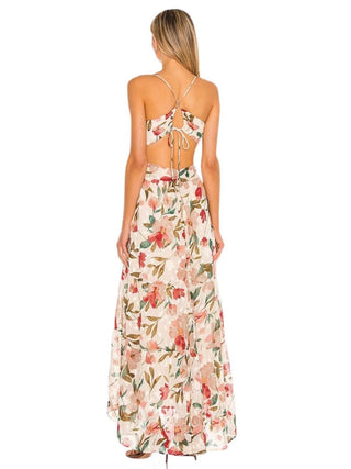 Frolic Floral Maxi Dress in Cream Ruby Floral