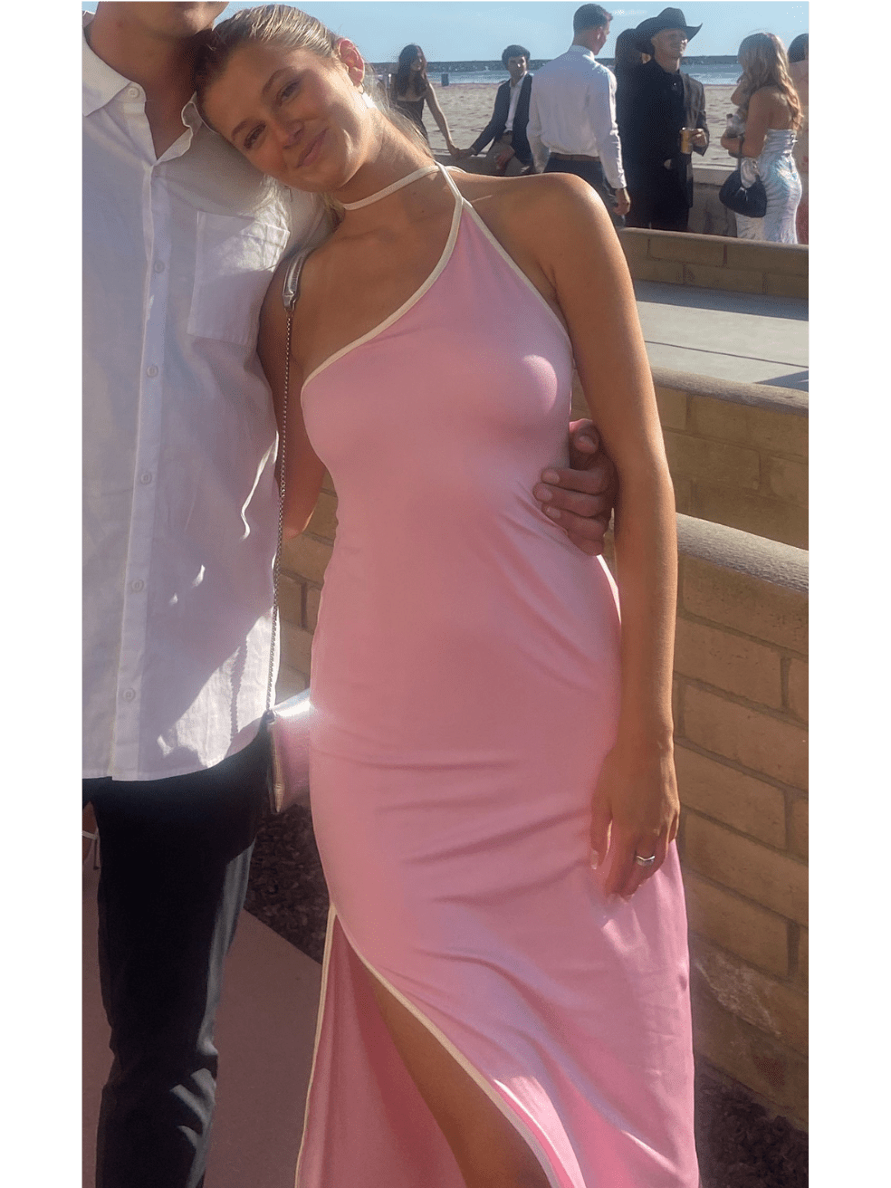 Anna Dress in Baby Pink