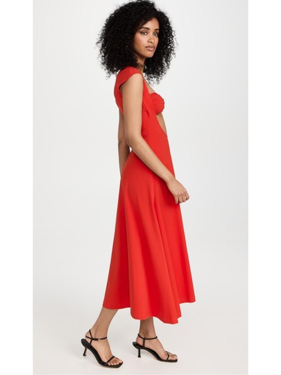 Baes Dress in Tomato