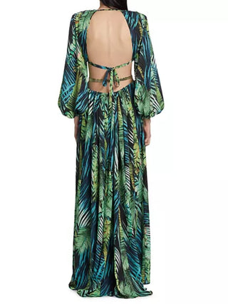 Jungle Cutout Maxi Dress