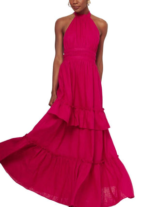 Raeann Dress in Raspberry