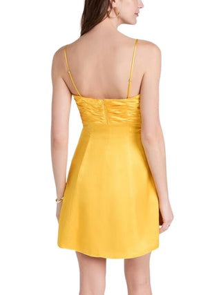 Beck Mini Dress in Yellow