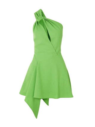 Eliana Asymmetric One Shoulder Cutout Mini Dress
