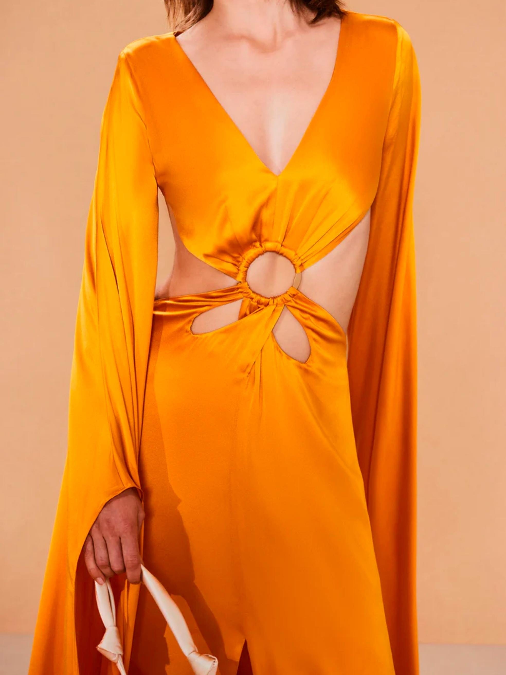 Jasmin Gown in Marigold
