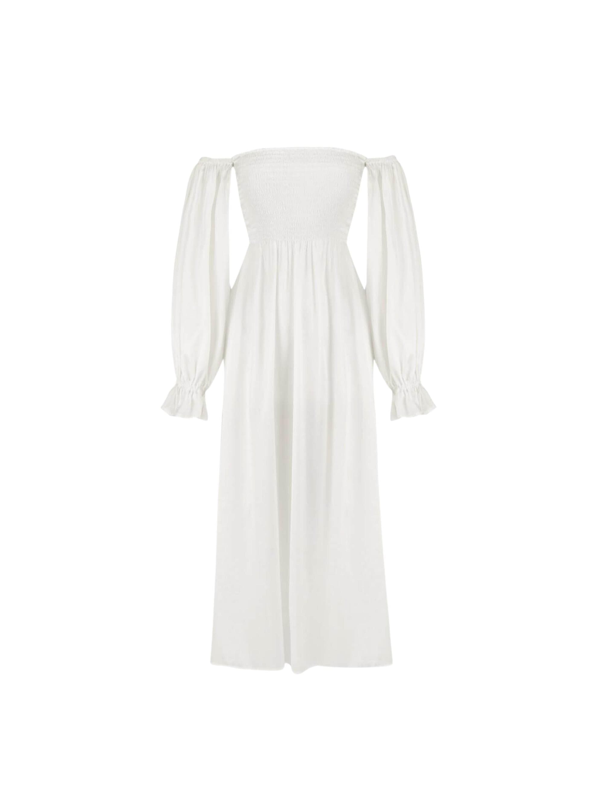 Daily Sleeper Atlanta Dress in White
