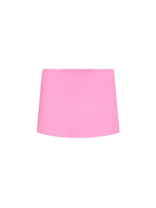 Micro Mini Stretch Skirt in Pink