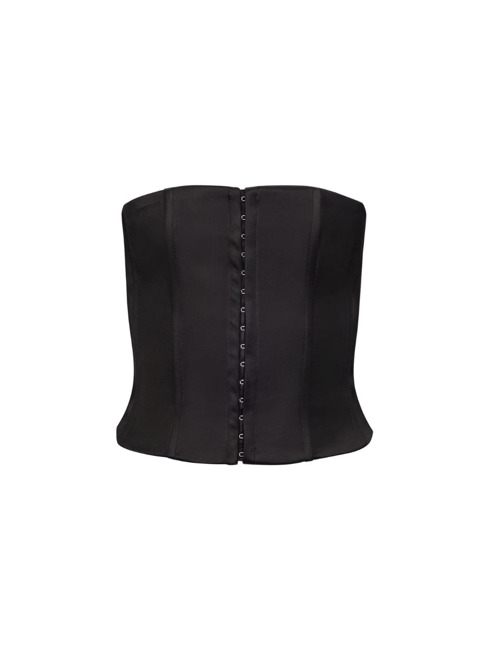 Satin Corset in Black