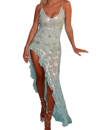 Lara Long Aqua Dress