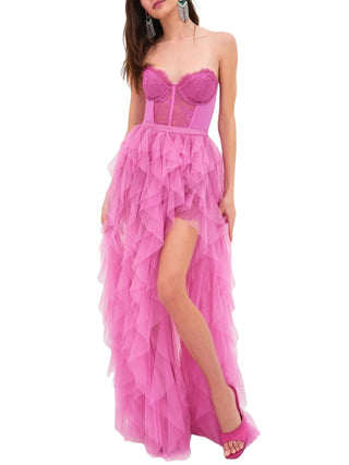 Bustier Gown in Pink
