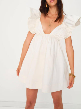 Clementine Dress in White