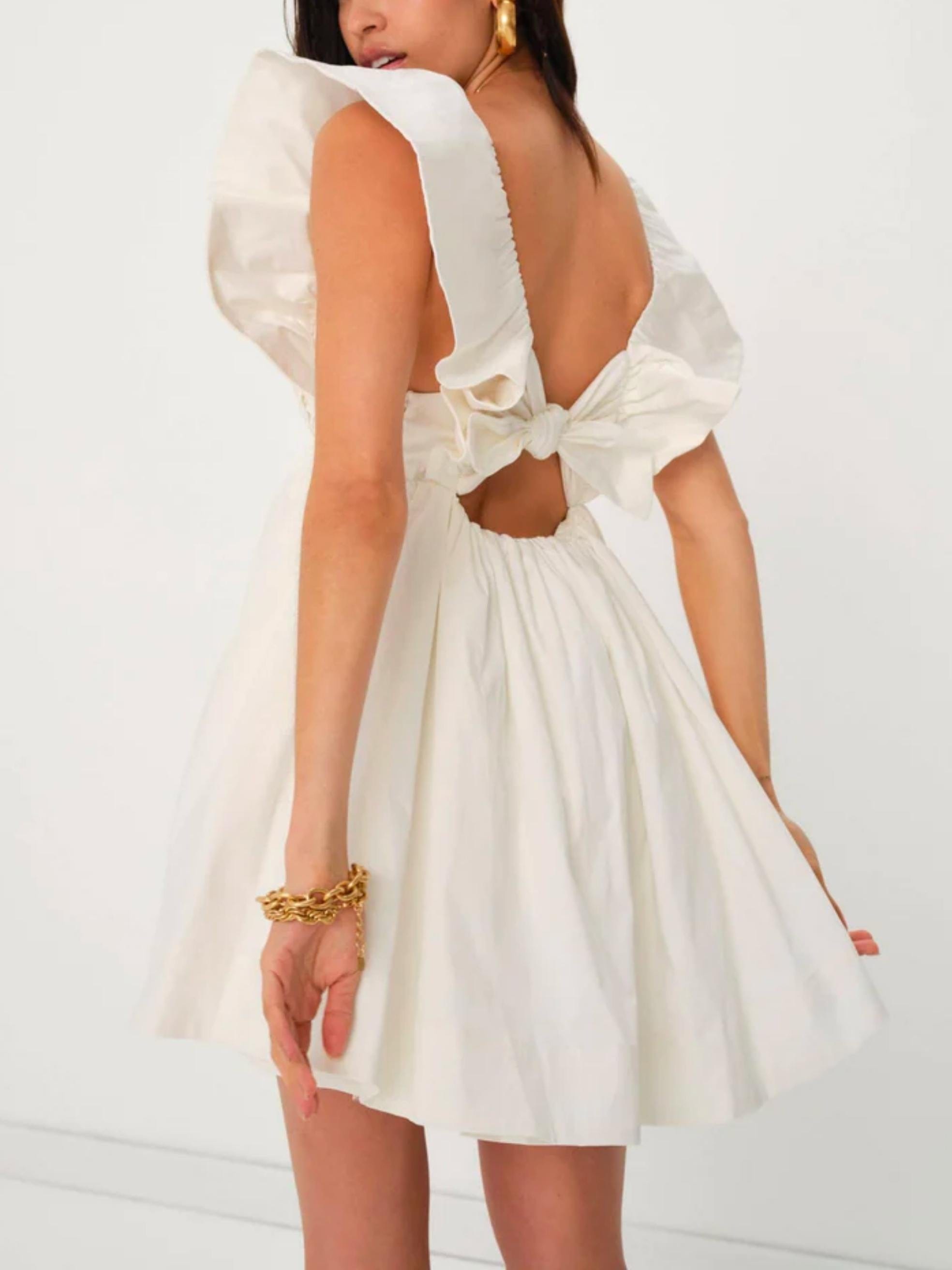 Clementine Dress in White