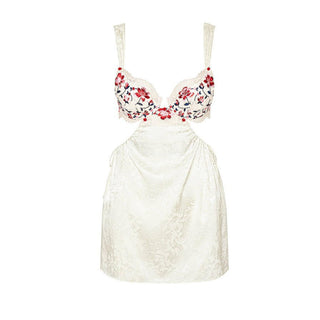Festival Rose Dress Ivory