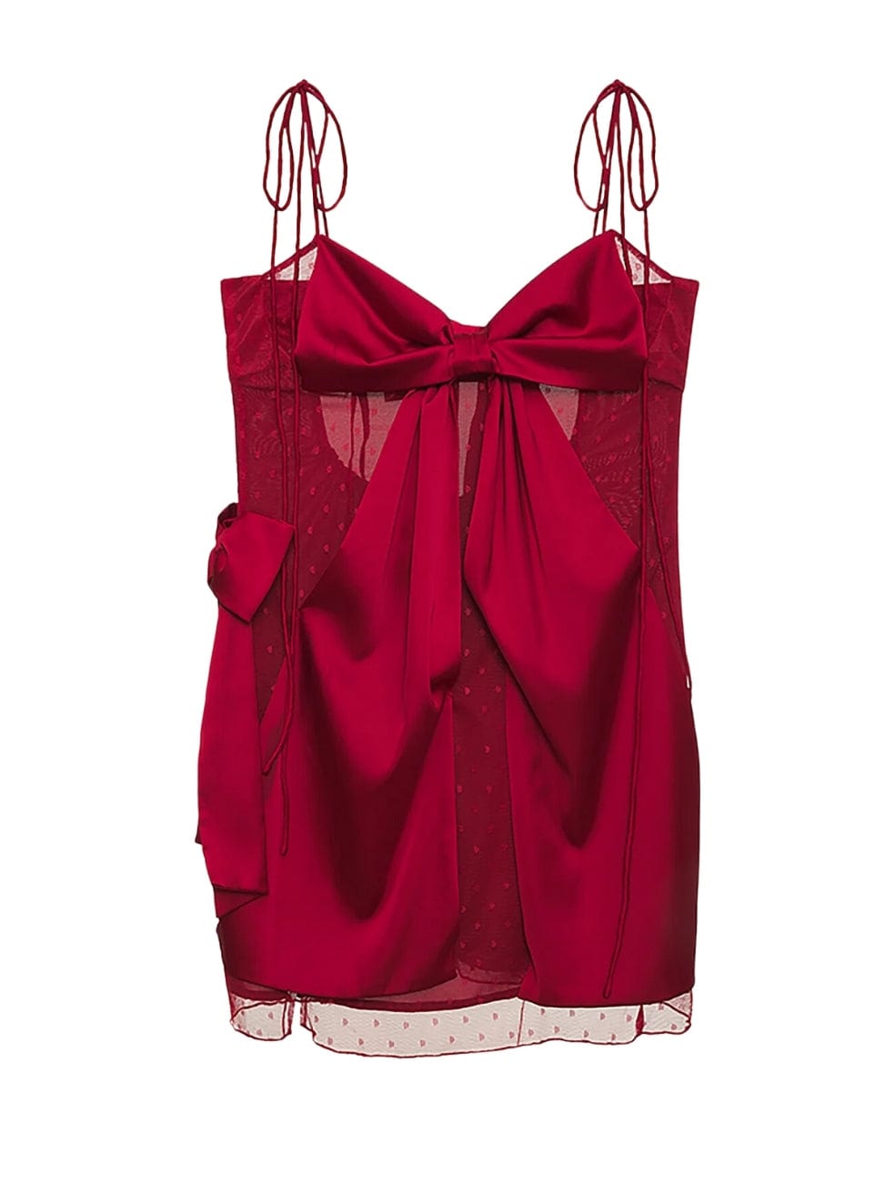 Acacia Slip Dress In Red