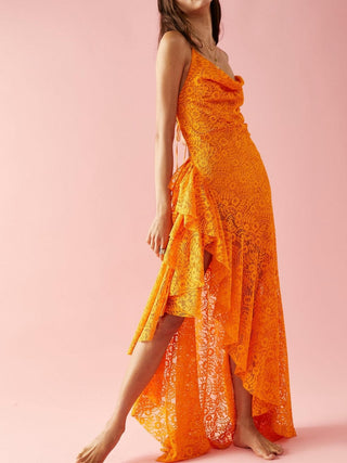 Carmela Maxi Dress in Orange