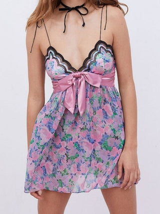 Odette Floral mini dress