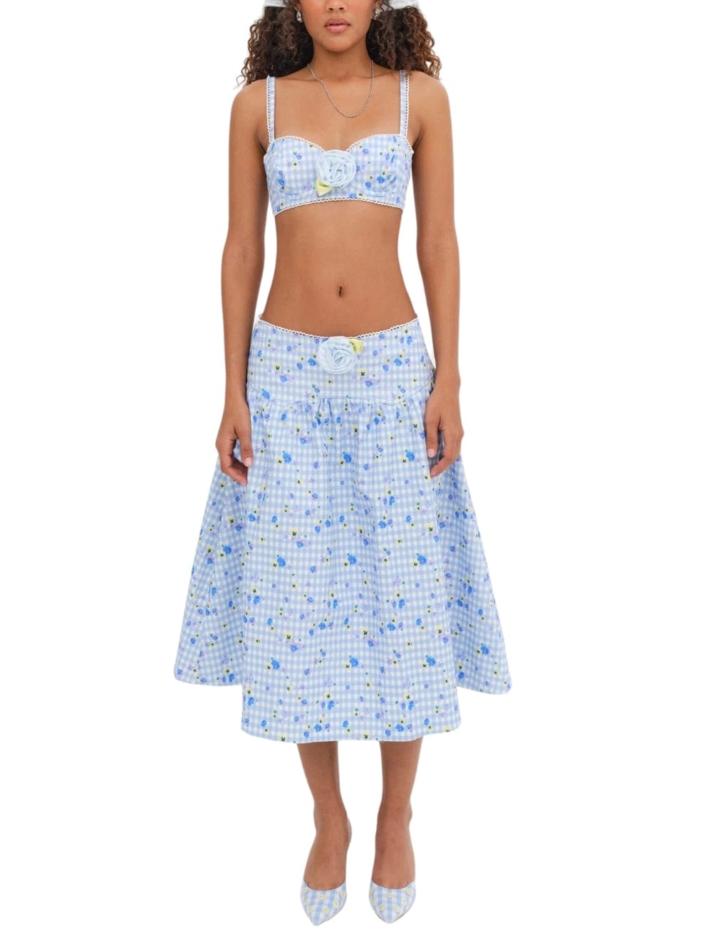 Brigitta Bra Top and Brigitta Midi Skirt