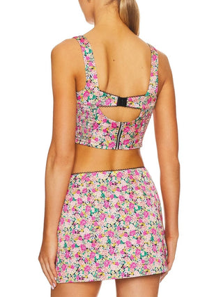 Gladiola Crop Top and Perre Mini Skirt