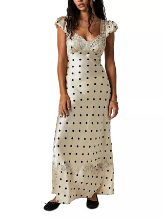 Butterfly Babe Dotted Maxi Dress