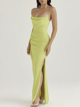 Adrienne Dress in Lime