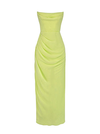 Adrienne Dress in Lime