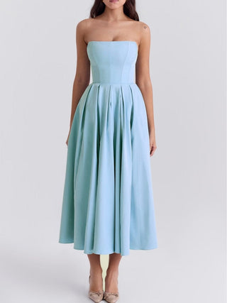 Audrey Dress in Tuscan Blue