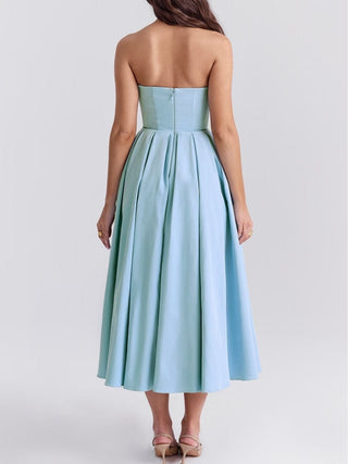 Audrey Dress in Tuscan Blue