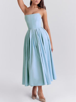 Audrey Dress in Tuscan Blue