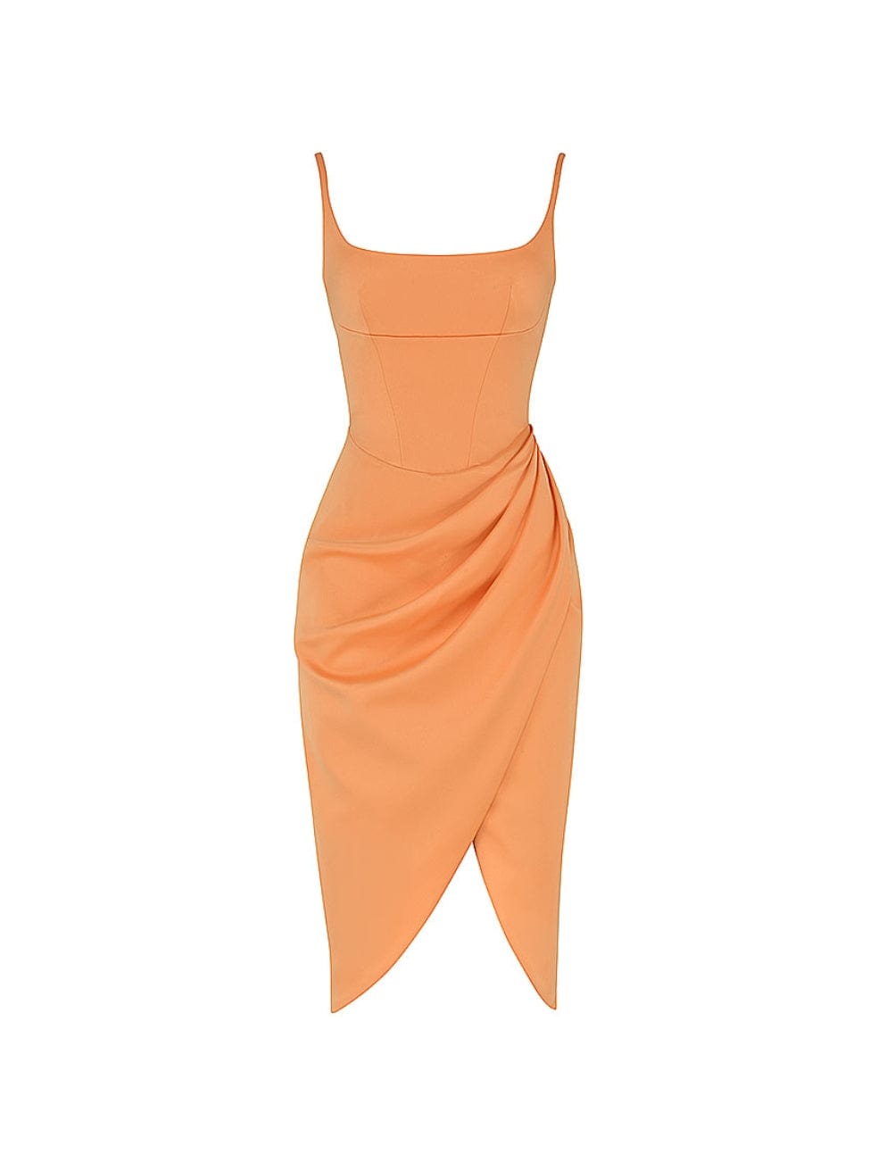 Bianca Dress in Tangerine