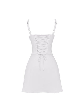 Carolotta white mini dress