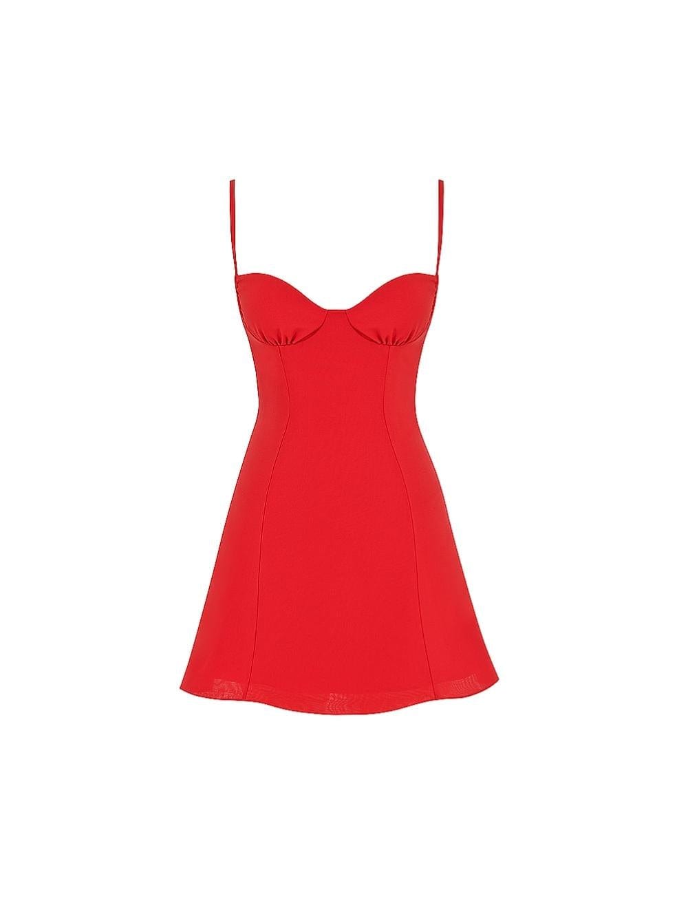 Christiana Red Mini Dress