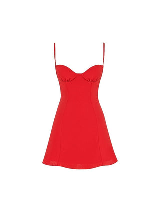 Christiana Red Mini Dress